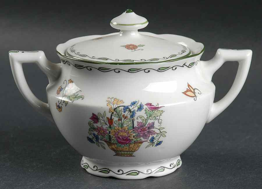 Roslyn Sugar Bowl & Lid by Syracuse-1