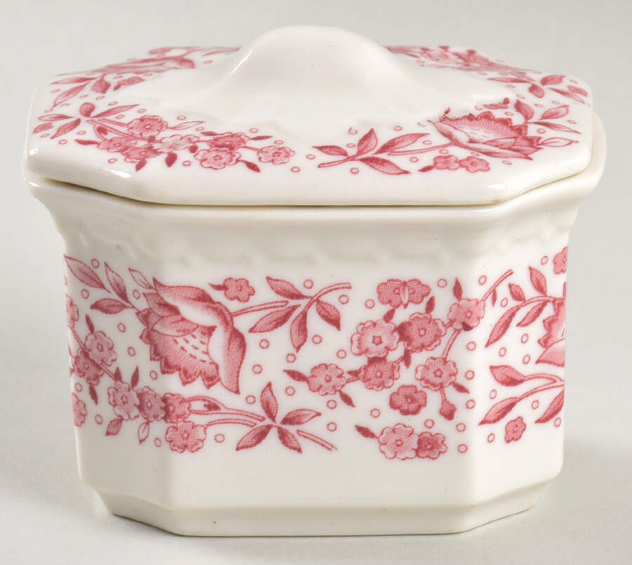 Roxbury-Red (No Trim) Mini Sugar Bowl & Lid by Syracuse-1