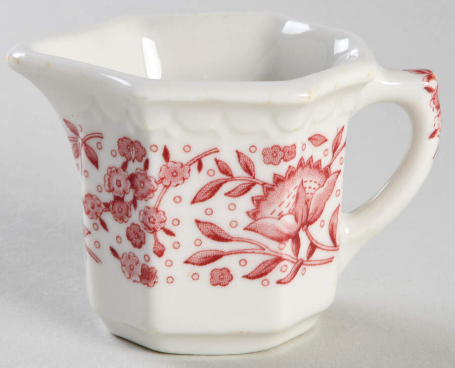 Roxbury-Red (No Trim) Mini Creamer by Syracuse-1
