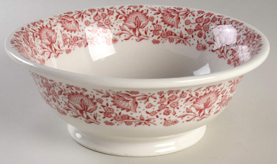 Roxbury-Red (No Trim) 9" Round Vegetable Bowl by Syracuse-1