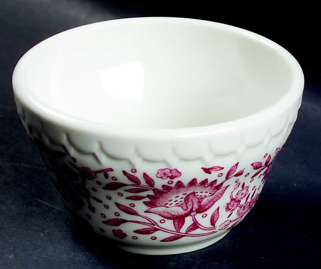 Roxbury-Red (No Trim) Flat Bouillon Cup by Syracuse-1