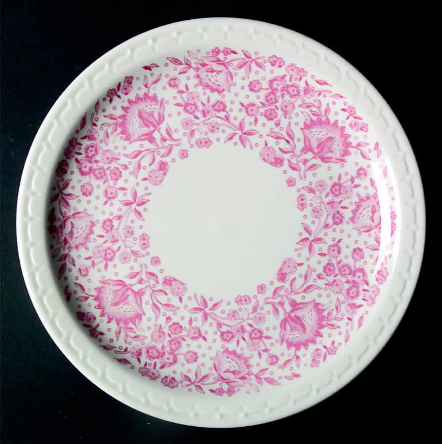 Roxbury-Red (No Trim) Luncheon Plate by Syracuse-1