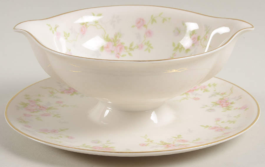 Sandra Gravy Boat with Attached Underplate by Syracuse-1