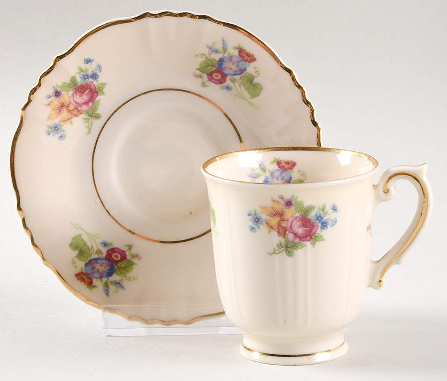 Santa Rosa Footed Demitasse Cup & Saucer Set by Syracuse-1