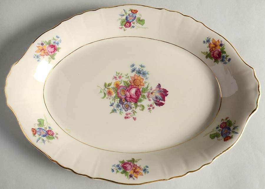 Santa Rosa 14" Oval Serving Platter by Syracuse-1