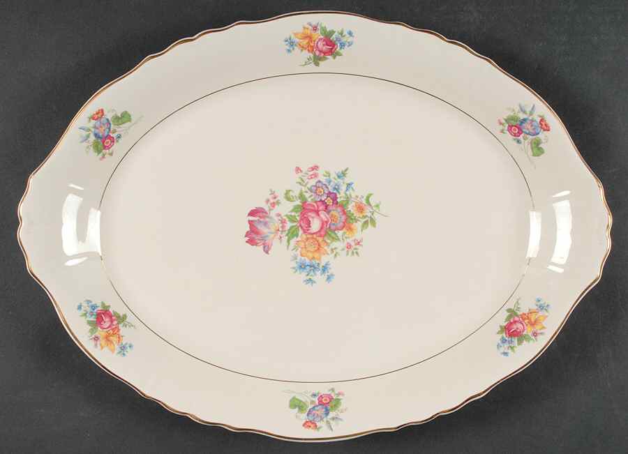 Santa Rosa 16" Oval Serving Platter by Syracuse-1