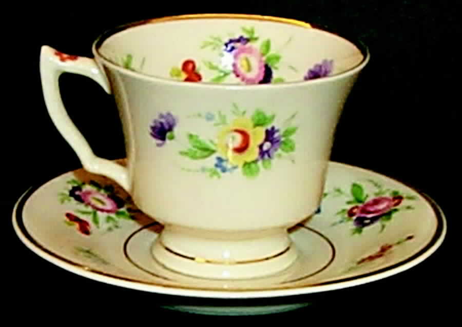 Selma Footed Demitasse Cup & Saucer Set by Syracuse-1