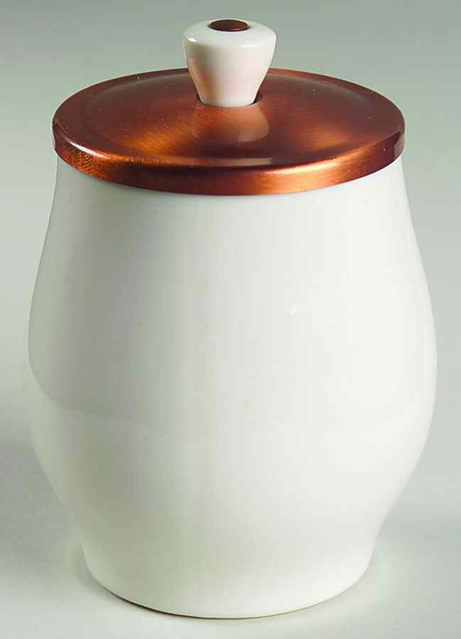 Serene Sugar Bowl & Copper Lid by Syracuse-1