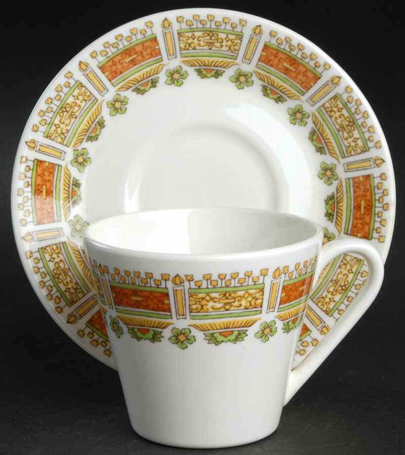 Seville Flat Cup & Saucer Set by Syracuse-1