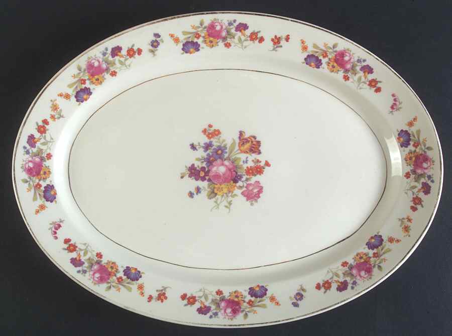 Sharon 16" Oval Serving Platter by Syracuse-1