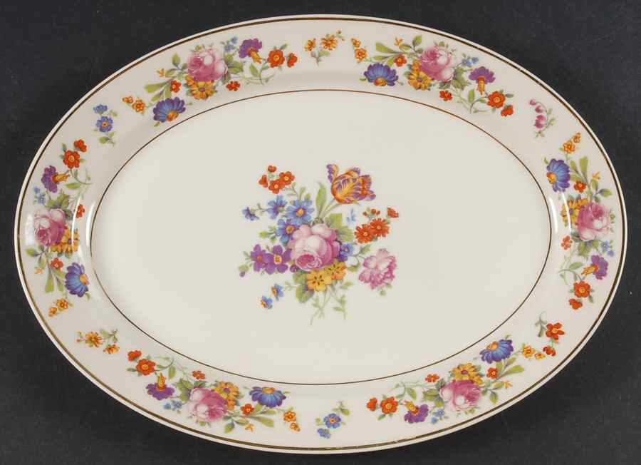 Sharon 12" Oval Serving Platter by Syracuse-1