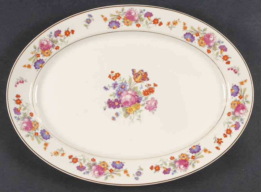 Sharon 14" Oval Serving Platter by Syracuse-1