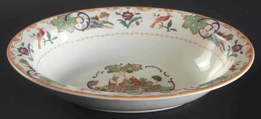 Shalimar 9" Oval Vegetable Bowl by Syracuse-1