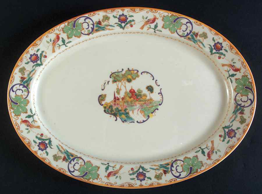 Shalimar 14" Oval Serving Platter by Syracuse-1