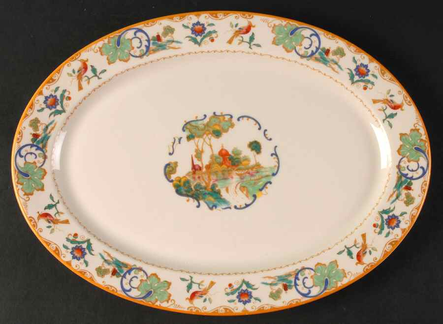 Shalimar 12" Oval Serving Platter by Syracuse-1