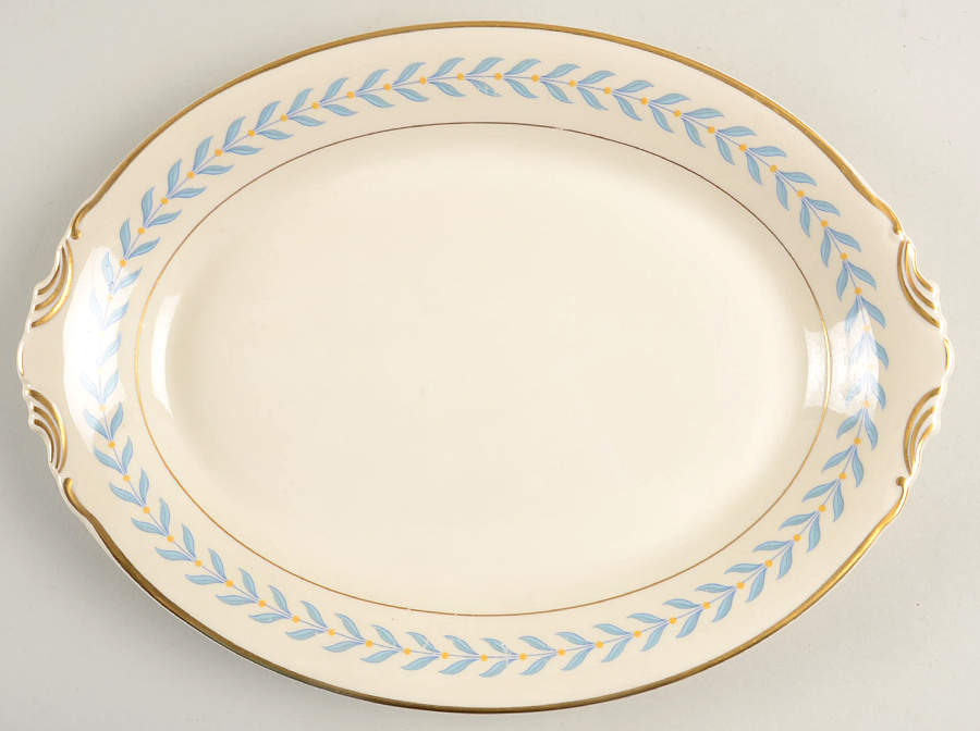 Sherwood 13" Oval Serving Platter by Syracuse-1