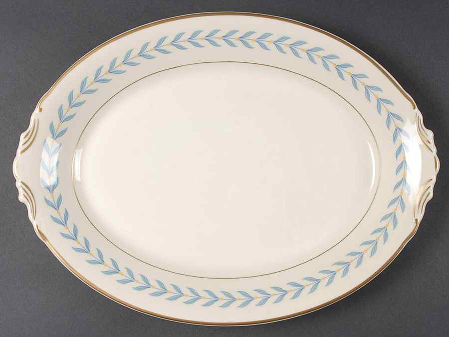 Sherwood 14" Oval Serving Platter by Syracuse-1