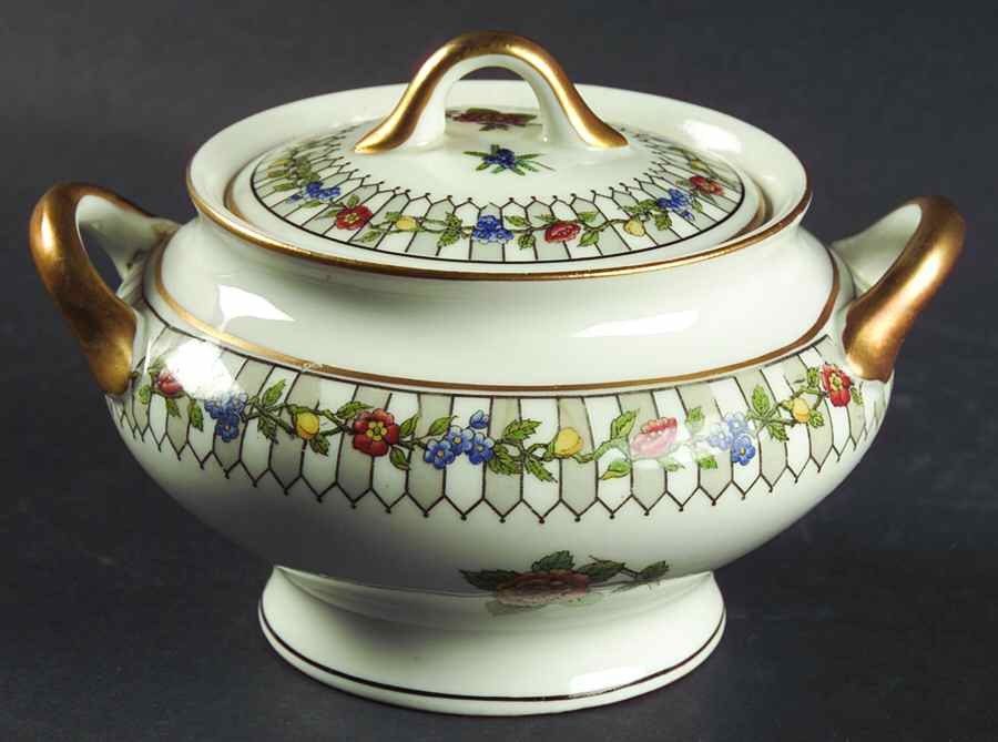 Somerset Sugar Bowl & Lid by Syracuse-1