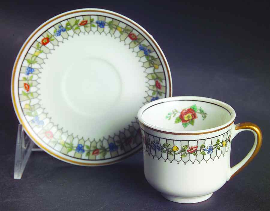 Somerset Flat Demitasse Cup & Saucer Set by Syracuse-1