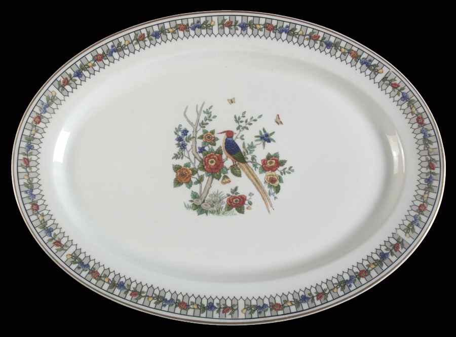 Somerset 16" Oval Serving Platter by Syracuse-1