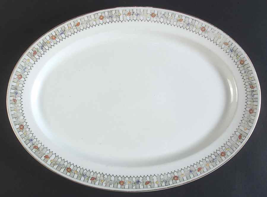 Somerset 16" Oval Serving Platter by Syracuse-1