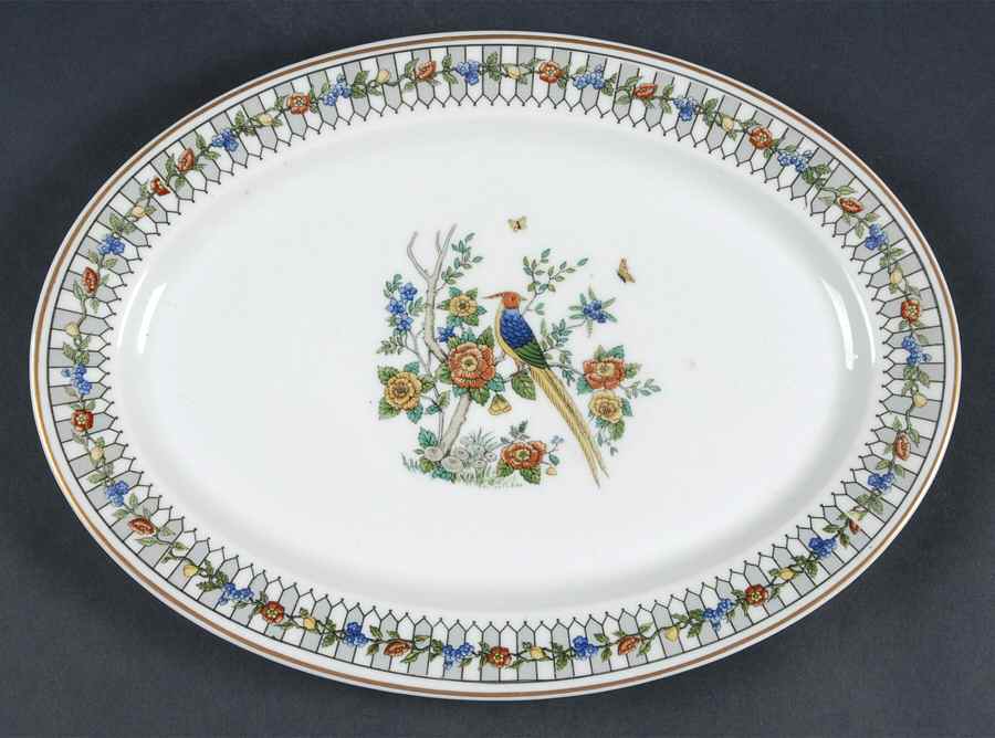 Somerset 12" Oval Serving Platter by Syracuse-1