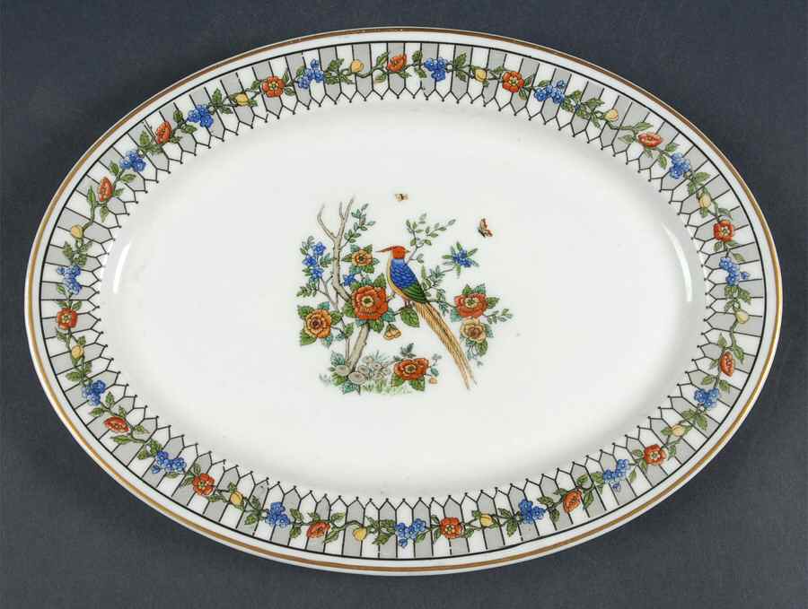 Somerset 10" Oval Serving Platter by Syracuse-1