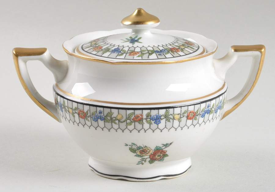 Somerset Sugar Bowl & Lid by Syracuse-1