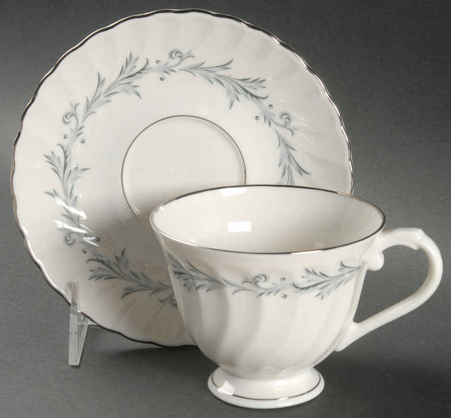 Sonata Footed Cup & Saucer Set by Syracuse-1
