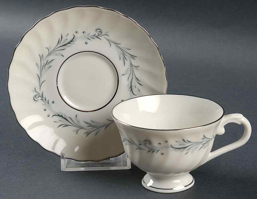 Sonata Footed Demitasse Cup & Saucer Set by Syracuse-1