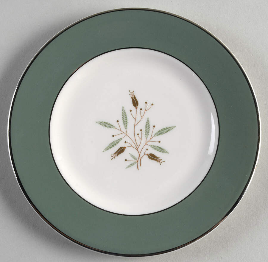 Splendor (Platinum Trim) Bread & Butter Plate by Syracuse-1