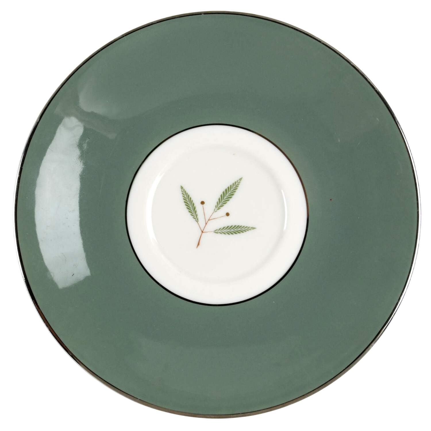 Splendor (Platinum Trim) Saucer by Syracuse-1