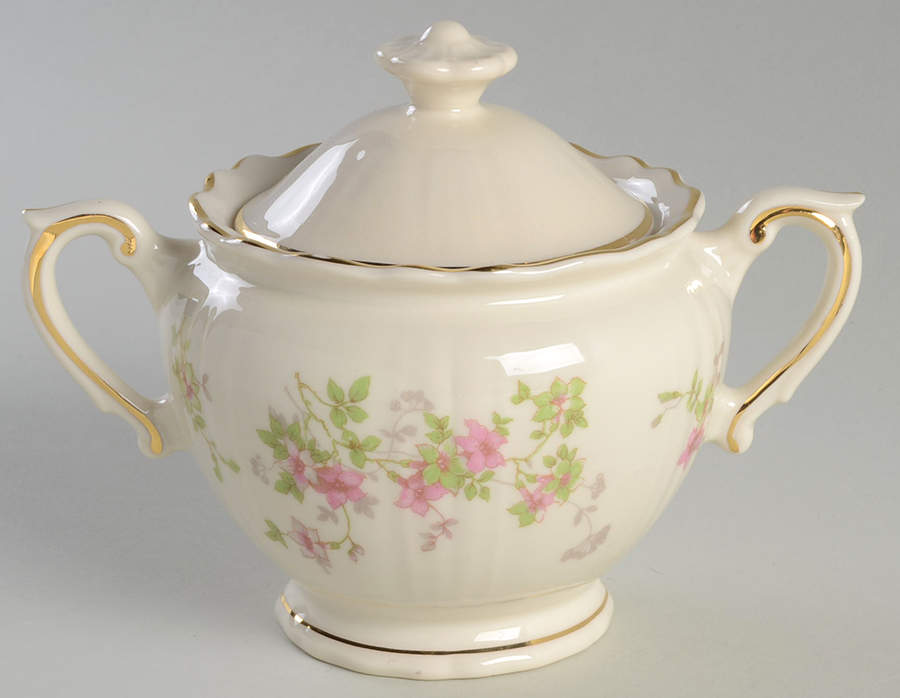 Stansbury Sugar Bowl & Lid by Syracuse-1