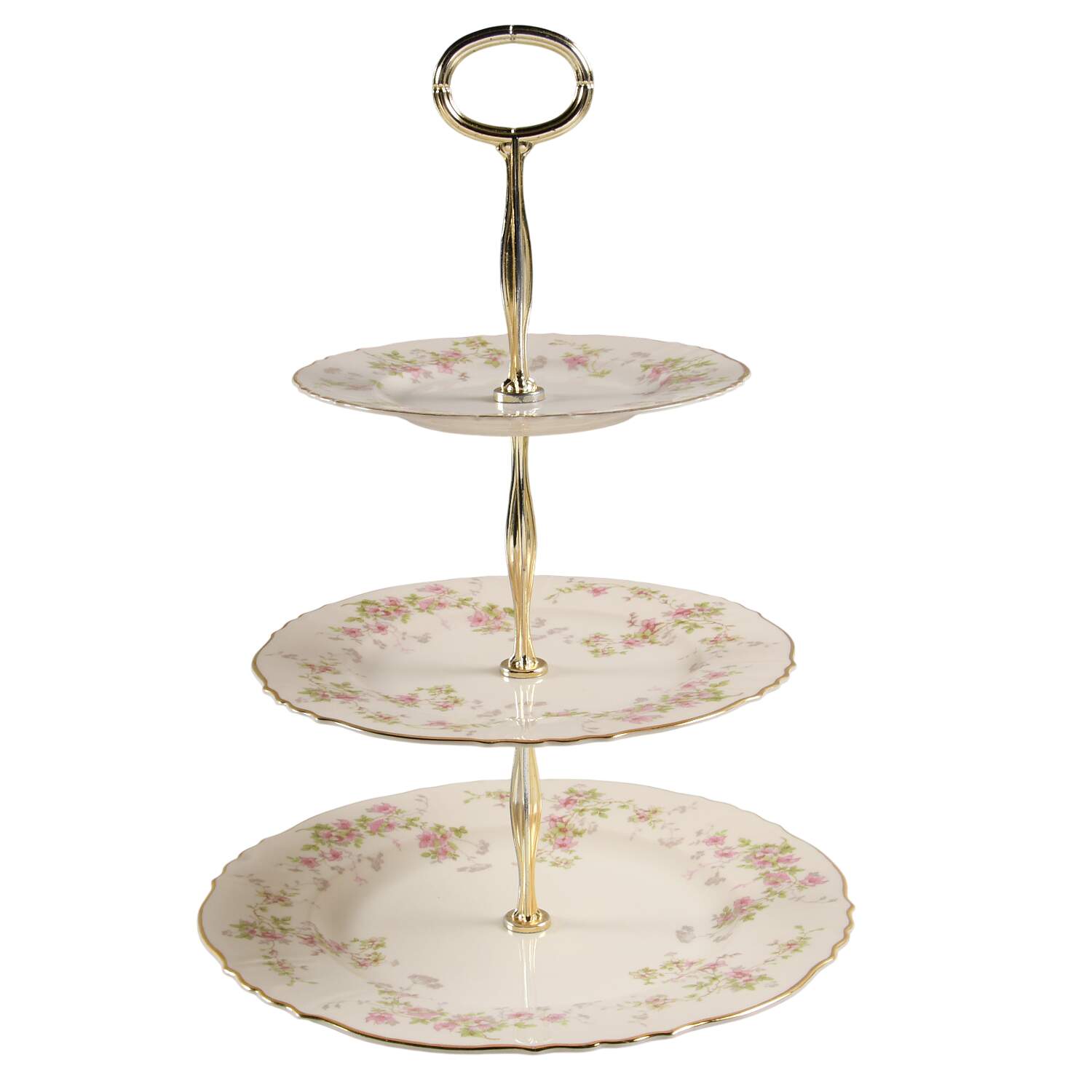 Stansbury 13 7/8"-14 1/4" 3-Tiered Serving Tray(DP,SP,BB) HC by Syracuse-1