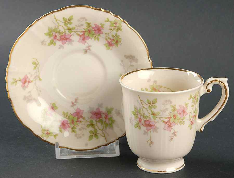 Stansbury Footed Demitasse Cup & Saucer Set by Syracuse-1