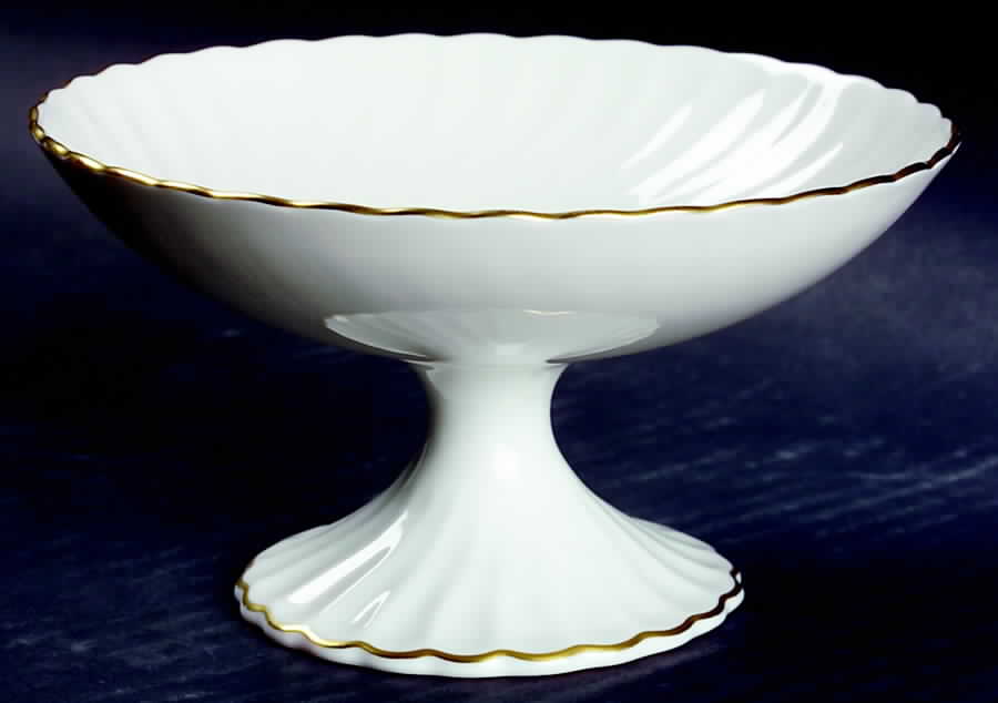 Standish Round Compote (Height X Width) by Syracuse-1
