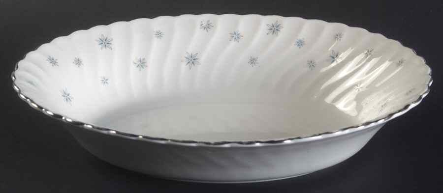 Stardust 10" Oval Vegetable Bowl by Syracuse-1