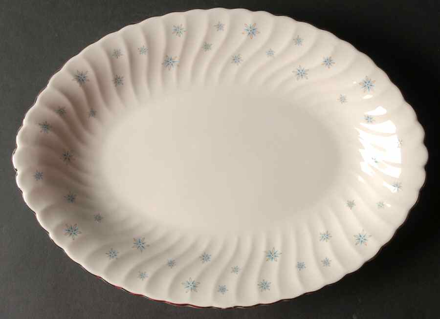 Stardust 12" Oval Serving Platter by Syracuse-1