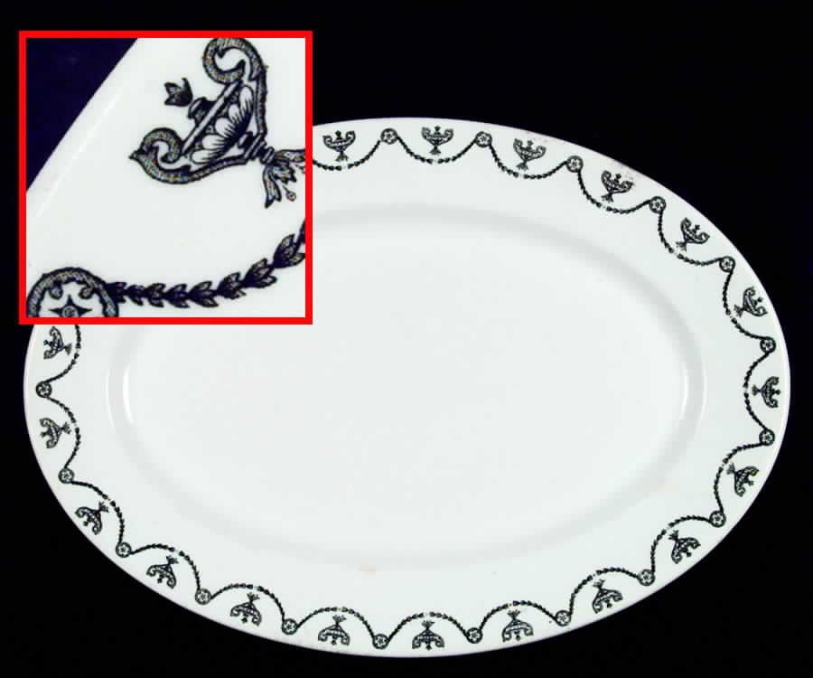 St. Elmo 14" Oval Serving Platter by Syracuse-1