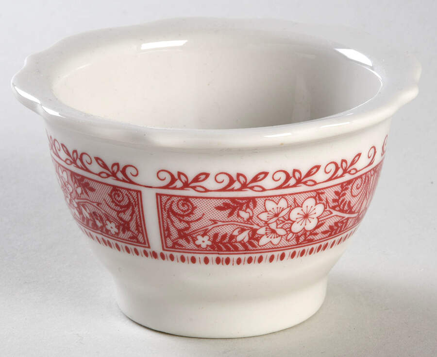 Strawberry Hill Pink Sugar Bowl No Lid by Syracuse-1