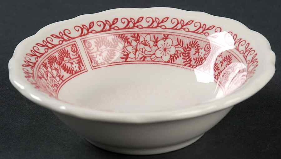 Strawberry Hill Pink Fruit/Dessert (Sauce) Bowl by Syracuse-1