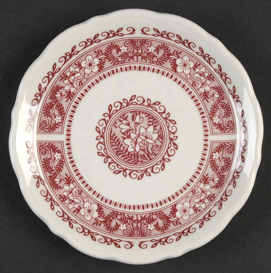 Strawberry Hill Pink Bread & Butter Plate by Syracuse-1