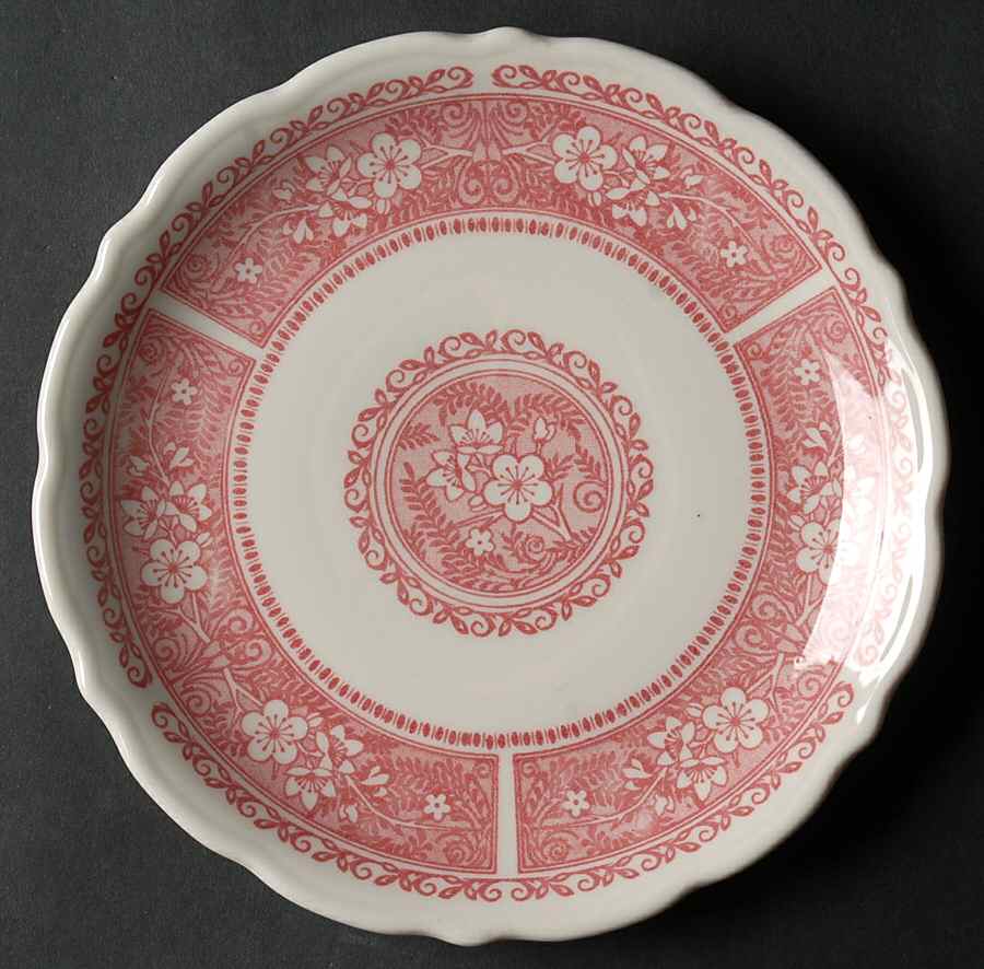 Strawberry Hill Pink Salad Plate by Syracuse-1