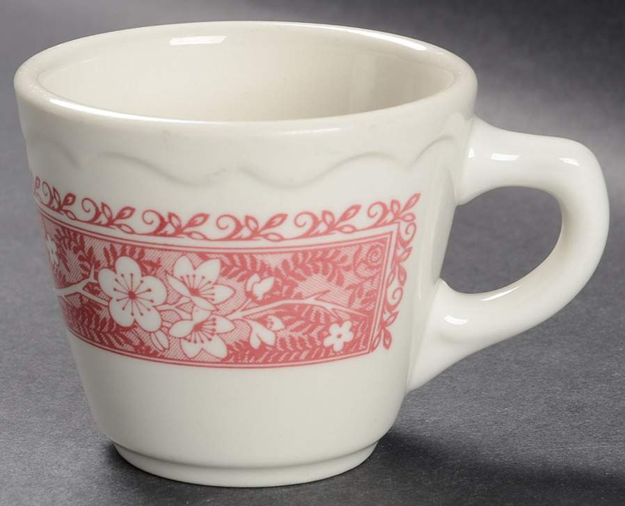 Strawberry Hill Pink Flat Cup by Syracuse-1