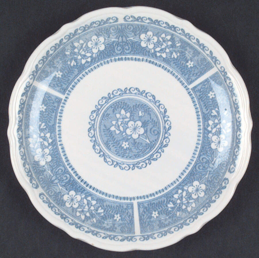 Strawberry Hill Blue Salad Plate by Syracuse-1