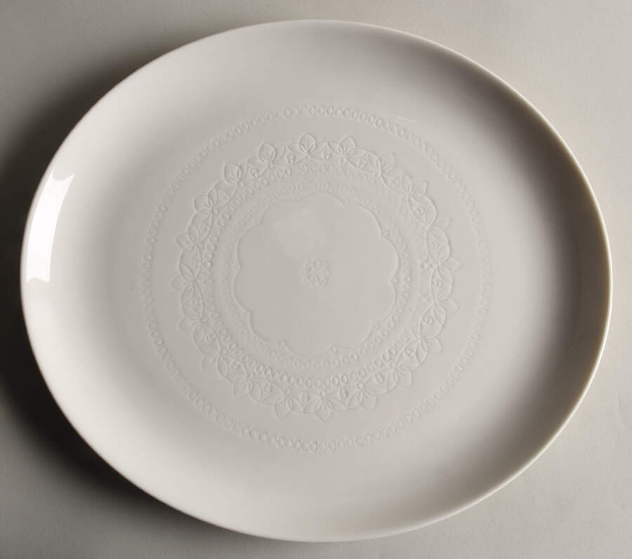 Surf White 12" Chop Plate (Round Platter) by Syracuse-1
