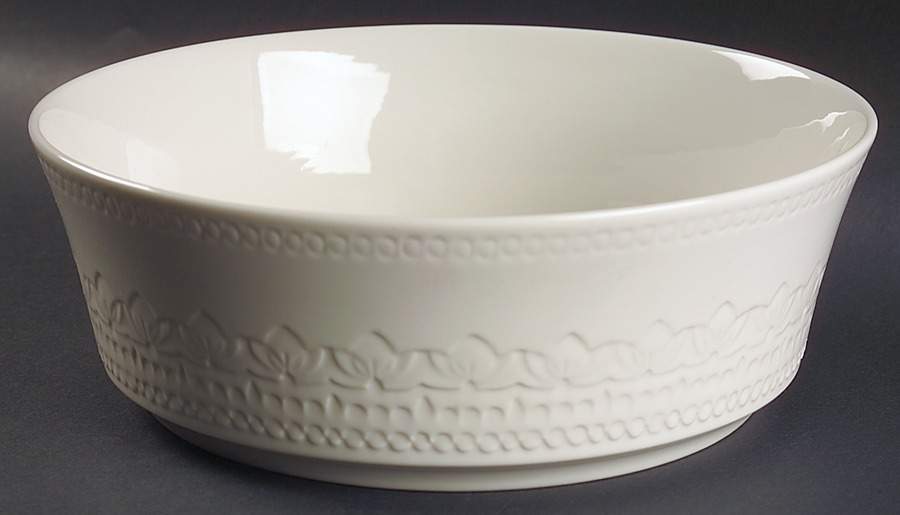 Surf White 10" Large Salad Serving Bowl by Syracuse-1