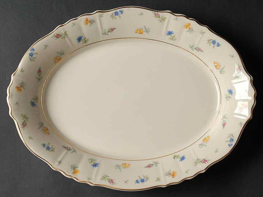 Suzanne 12" Oval Serving Platter by Syracuse-1