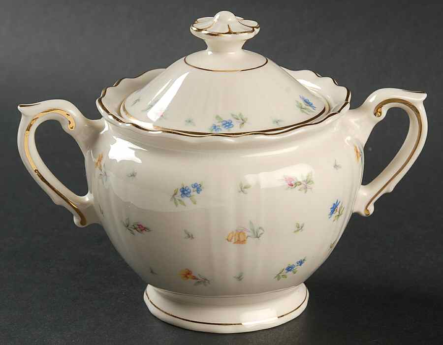 Suzanne Sugar Bowl & Lid by Syracuse-1
