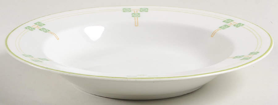 Tudor Rose Rim Soup Bowl by Syracuse-1